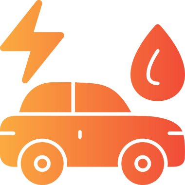 araba simgesi, vektör illüstrasyonu