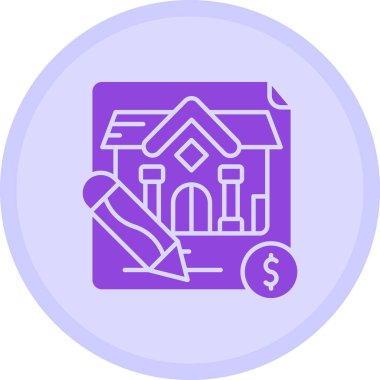 Emlak simgesi. Web için ev vektör simgelerinin özet çizimi