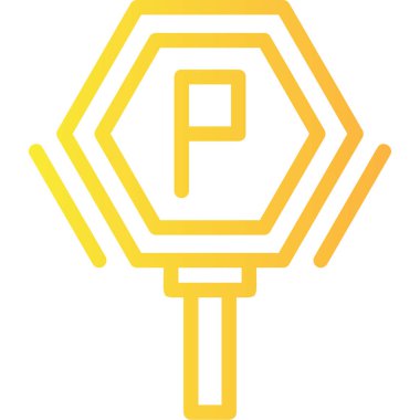 park işareti vektör illüstrasyon tasarımı