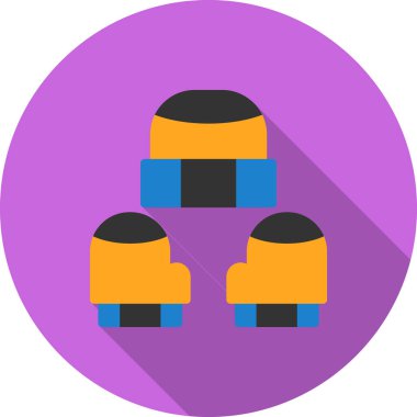 Bir arabanın vektör düzlüğü simgesi