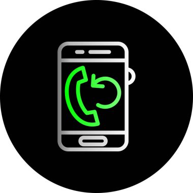 Çağrı merkezi simgesi. vektör illüstrasyonu