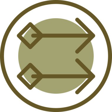 Arrow vektör simgesi illüstrasyonu