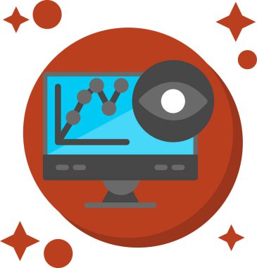 Bilgisayar simgesi. vektör illüstrasyonu