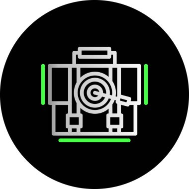 kamera simgesi vektör illüstrasyonu