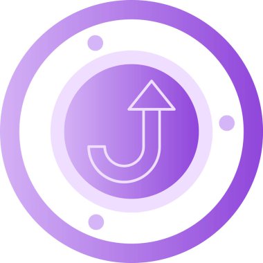 Tek bir yalıtılmış okun vektör çizimi