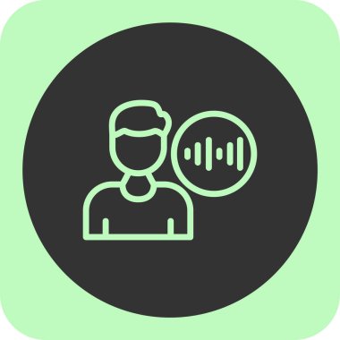 Müzik çalar simgesinin vektör illüstrasyonu