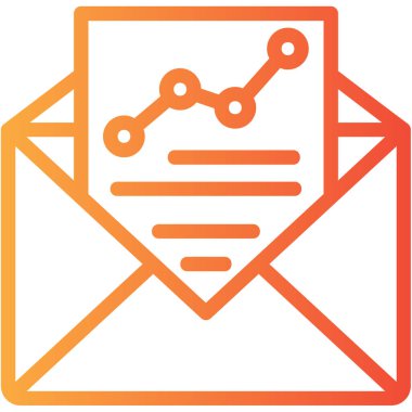 E-posta. Web simgesi basit illüstrasyon