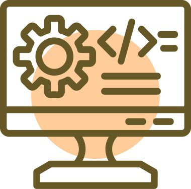 Web simgesi, vektör illüstrasyonu