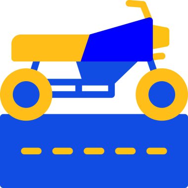 El arabası. Web simgesi basit illüstrasyon