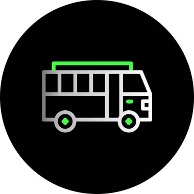 bus vektör illüstrasyonu