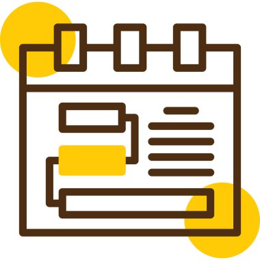 Takvim. Web simgesi basit tasarım