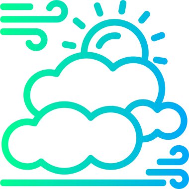 Bulut. Web simgesi basit illüstrasyon