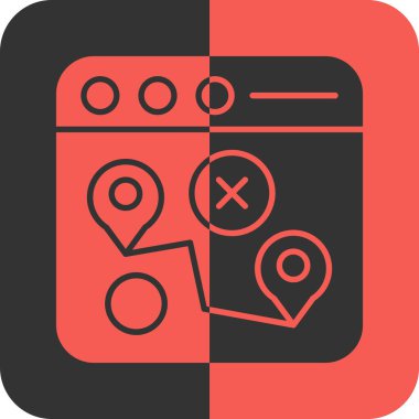 Tarayıcı mutfak simgesi ile ana hatları doldurulmuş