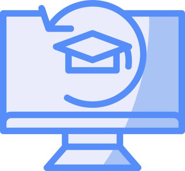 bilgisayar öğrenme eğitim simgesi