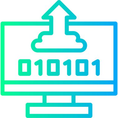 kod simgesi vektör illüstrasyonu