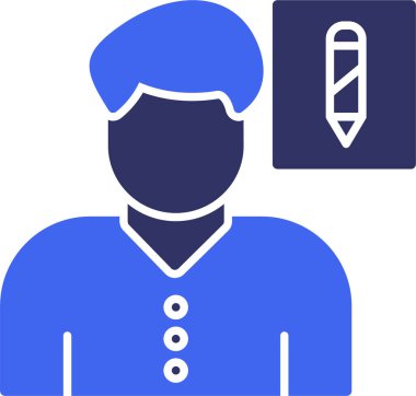 İnsan simgesinin vektör illüstrasyonu