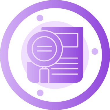 belge simgesi vektör illüstrasyonu