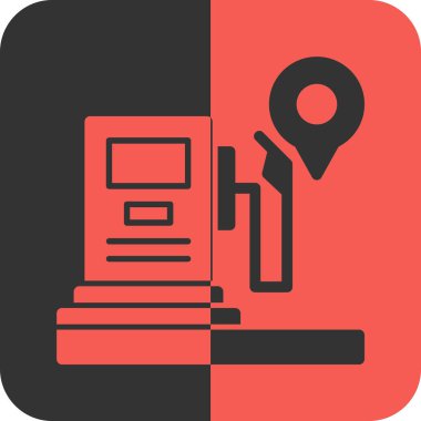 harita pin simgesi vektör illüstrasyon tasarımı