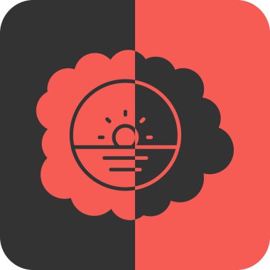 Siyah Ay ve yıldızlar simgesi beyaz arka planda izole. Vektör İllüstrasyonu