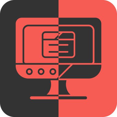 Web ve mobil simge, vektör illüstrasyonu