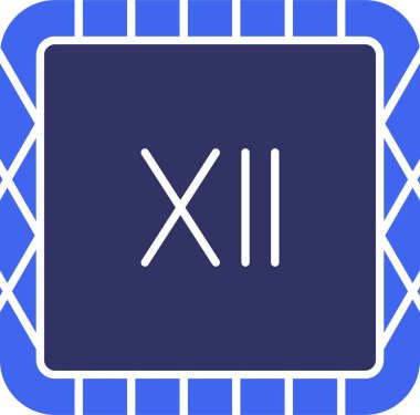 Tek izole edilmiş simgenin vektör illüstrasyonu