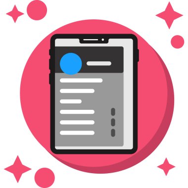 İnternetten alışveriş. Basit resimleme