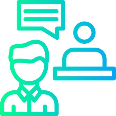 Bir kişinin vektör illüstrasyonu