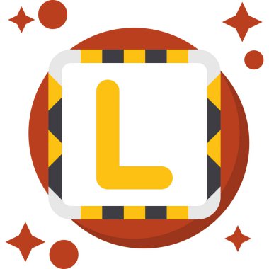 At nalı ile L harfi.