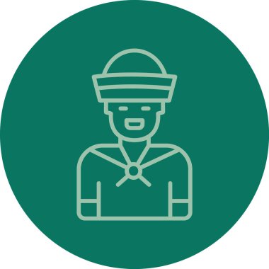 İnsan simgesinin vektör illüstrasyonu