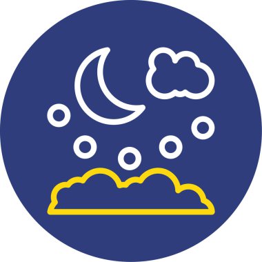 Bulut. Web simgesi basit illüstrasyon