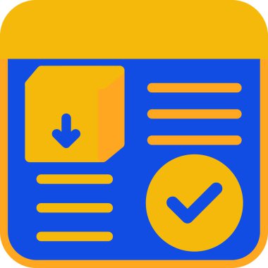 Pano web basit illüstrasyon, vektör illüstrasyonu beyaz üzerinde izole