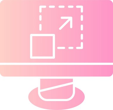 seo modern simgesinin vektör illüstrasyonu