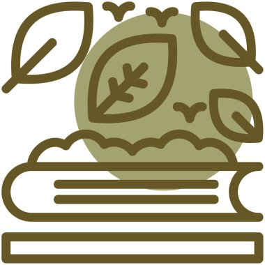 Kitap. Web simgesi basit illüstrasyon