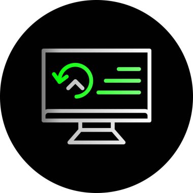 seo modern simgesinin vektör illüstrasyonu