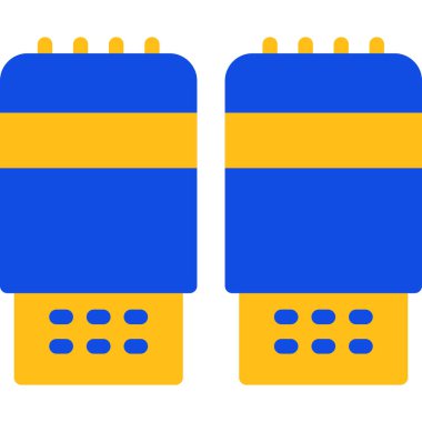 Elektrikli ısıtıcının vektör illüstrasyonu