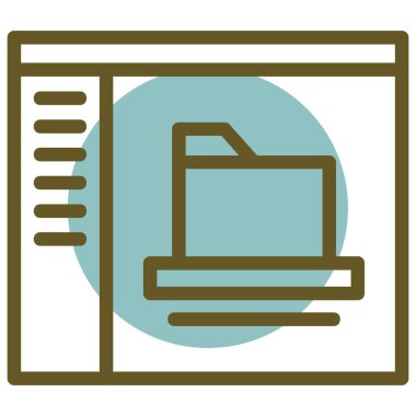 Seo simgesinin vektör illüstrasyonu