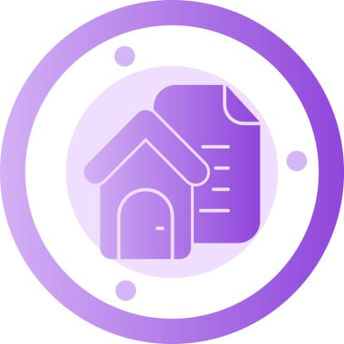 Ev simgesi vektör illüstrasyonu