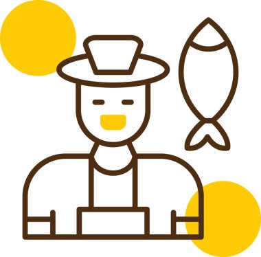 Papyonlu şapkalı bir kadının vektör çizimi