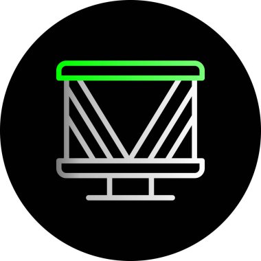 seo modern simgesinin vektör illüstrasyonu