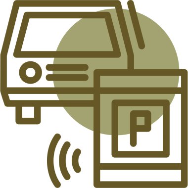 Kablosuz ağ simgesi. Basit tasarım