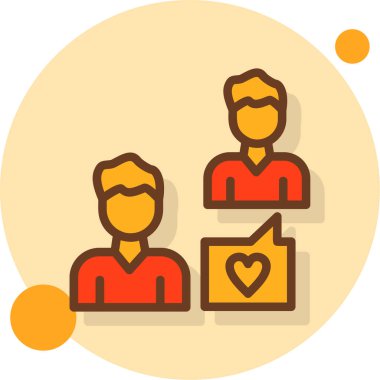 insanlar simge vektör illüstrasyonu