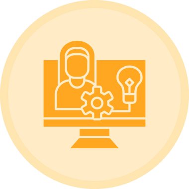 seo ve pazarlama simgesinin vektör illüstrasyonu