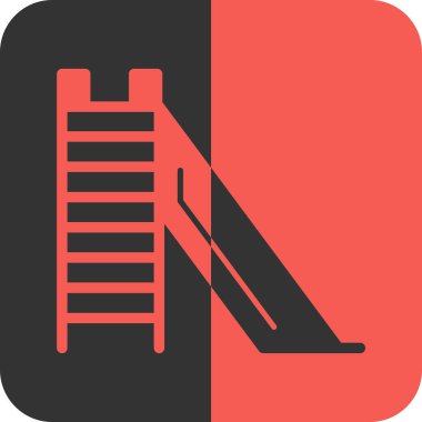 Bir merdiven simgesinin vektör çizimi