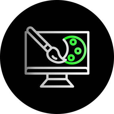 seo modern simgesinin vektör illüstrasyonu