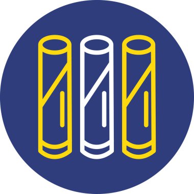 Kalem. Web simgesi basit illüstrasyon