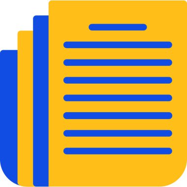 Dosya. Web simgesi basit illüstrasyon