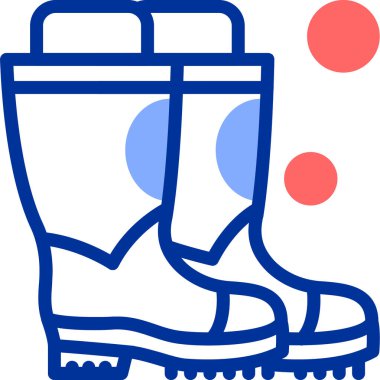 Çizme simgesi, vektör illüstrasyonu