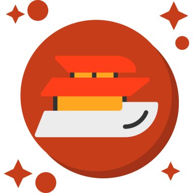 Çin Yeni Yıl ikonu, düz stil