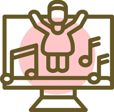 Bir kadının vektör illüstrasyonu