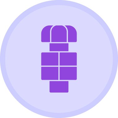 Modern b 'nin vektör illüstrasyonunda gaz ikonu yok